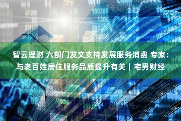 智云理财 六部门发文支持发展服务消费 专家：与老百姓居住服务品质提升有关｜宅男财经